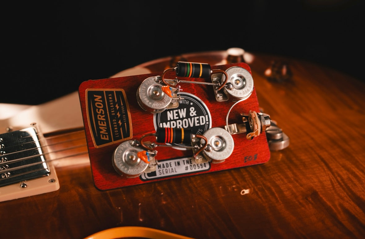 エマーソン バッファー Emerson CUSTOM Edge of Breakup] LES PAUL PREWIRED KIT - PREMIER PRO (Includes 2 x