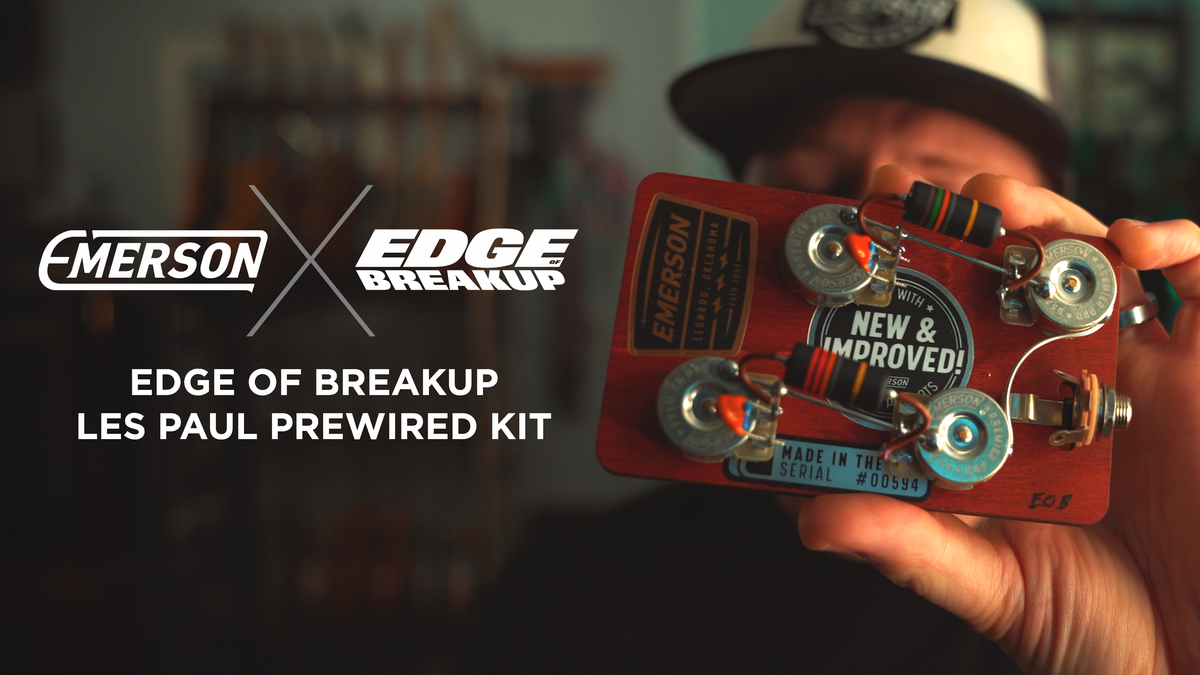 Edge of Breakup] LES PAUL PREWIRED KIT - PREMIER PRO (Includes 2 x