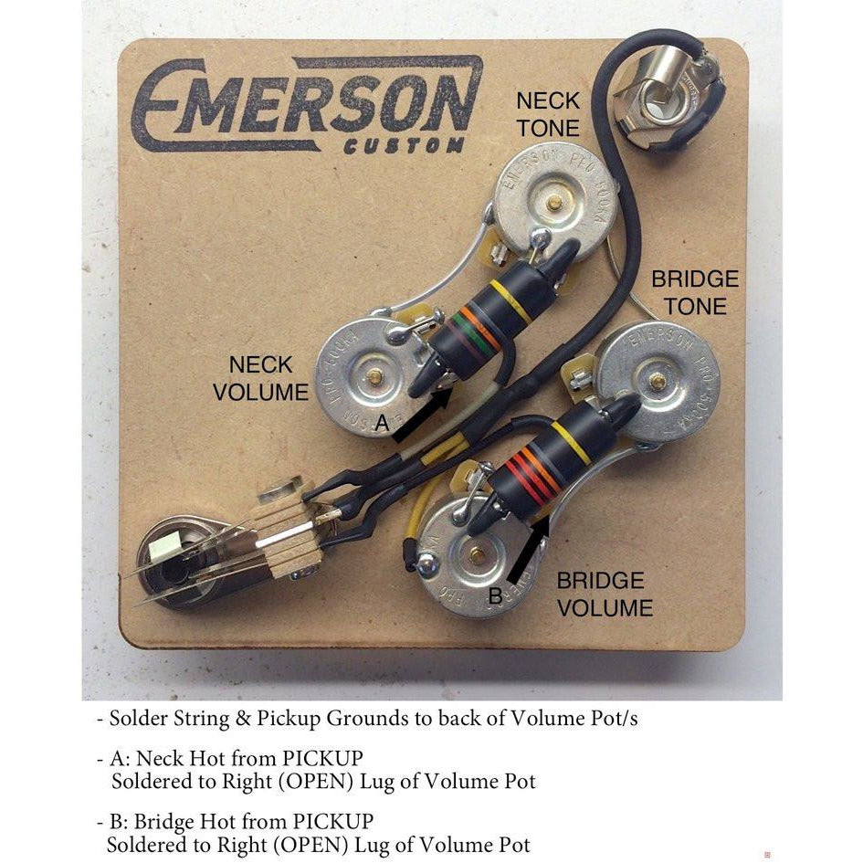 SG PREWIRED KIT - PREMIER PRO – Emerson Custom SG PREWIRED KIT - PREMIER PRO – Emerson Custom