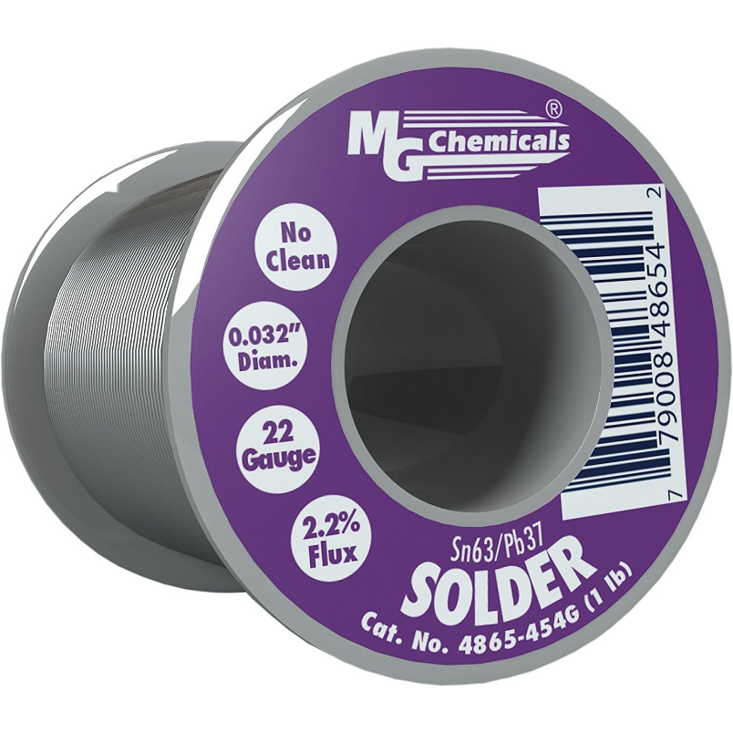 Tomommy_myme. 14kgf 0.4ミリ　ワイヤー60m MG Chemicals 63/37 No Clean Leaded Solder, 0.032
