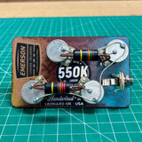 550K SERIES - LES PAUL PREWIRED KIT - FOR REISSUE MODELS [SKU: 550K-LP-REISSUE]