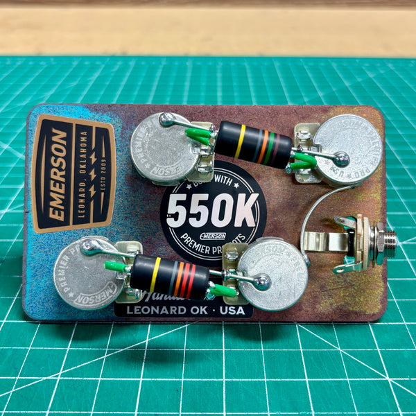 550K SERIES - LES PAUL PREWIRED KIT - PREMIER PRO – Emerson Custom