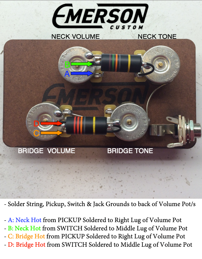 Cablaggio Precablato Per Chitarra Hubucker Cablaggio Senza Saldatura - Foto 9