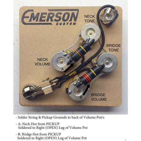 Emerson online guitar wiring